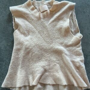 Zadig & Voltaire Cream Crew Neck Sweater